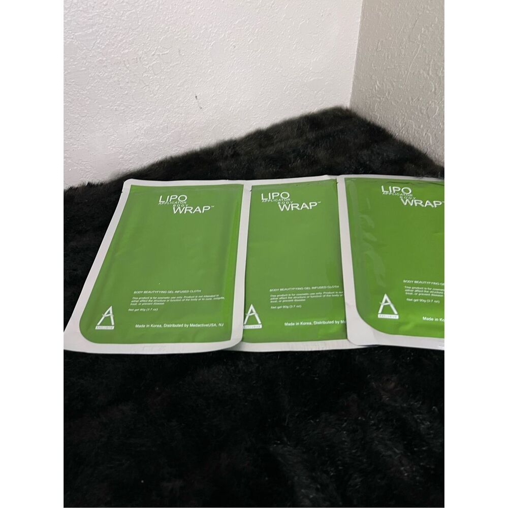 Lipo Applicator Body Wrap for Cellulite Stretch Mark Reduction - 3 Count